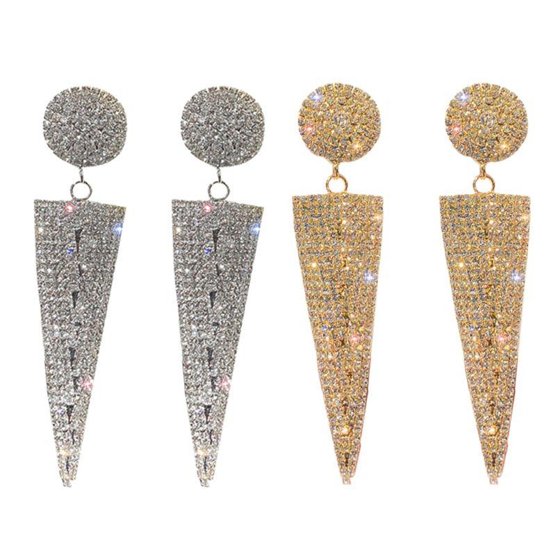Jewelry Big Earrings For Women Geometric Triangle Metal Crystal Drop Dangle Earr
Jewelry Big Earrings For Women Geometric Triangle Metal Crystal Drop Dangle Earr