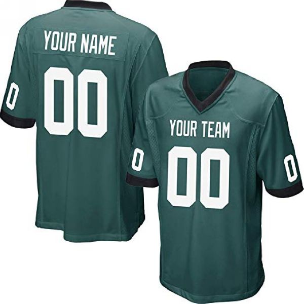 Custom Green Philadelphia Style Football stitched Jersey personalized any name any number mens women youth jerseys, Aqua
Custom Green Philadelphia Style Football stitched Jersey personalized any name any number mens women youth jerseys, Aqua