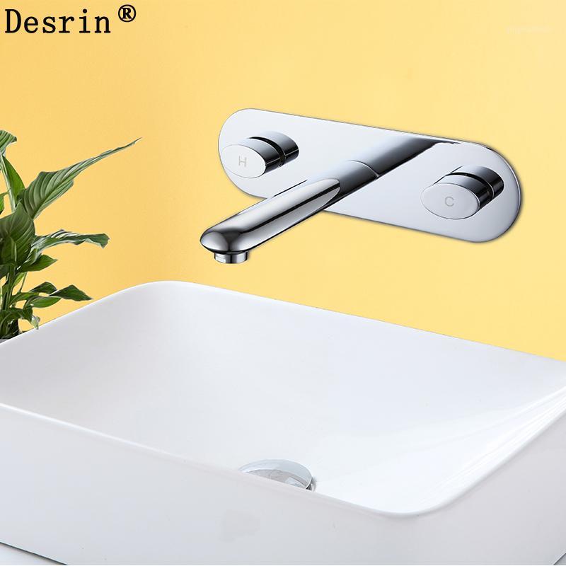 Desrin New Modern Wash Basin Set 3 Holes Silver Brass Wall-Mounted Bathroom Sink Faucet Hot And Cold Water Faucet Into The Wall1
Desrin New Modern Wash Basin Set 3 Holes Silver Brass Wall-Mounted Bathroom Sink Faucet Hot And Cold Water Faucet Into The Wall1