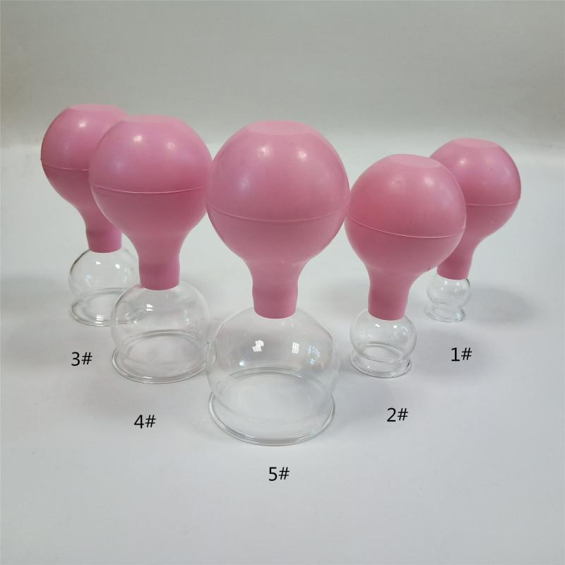 5pcs Vacuum Cupping Cups Set Rubber Head Glass Anti Cellulite Massage Chinese Therapy Face Cupping Set Cans for Health Massage
5pcs Vacuum Cupping Cups Set Rubber Head Glass Anti Cellulite Massage Chinese Therapy Face Cupping Set Cans for Health Massage