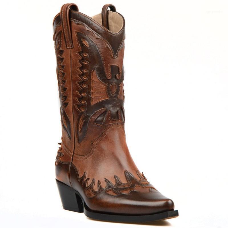 FootCourt- Brown Genuine Leather Cowboy Boots Handmade Women Vintage Boots Wedge Spring Autumn Shoes Woman Fashion Ladies Casual1
FootCourt- Brown Genuine Leather Cowboy Boots Handmade Women Vintage Boots Wedge Spring Autumn Shoes Woman Fashion Ladies Casual1