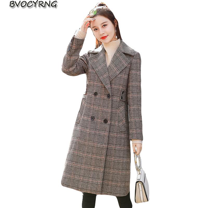 2020 Autumn Winter New Women' Plaid Woolen Jacket Coat Female Long Loose Jackets Fashion Elegant Womens Woolen Outerwear K0626, Gray
2020 Autumn Winter New Women' Plaid Woolen Jacket Coat Female Long Loose Jackets Fashion Elegant Womens Woolen Outerwear K0626, Gray
