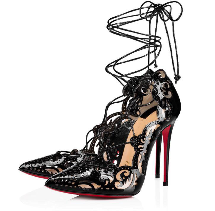 Sexy Women's Impera Sandals Laser-cut Patent Leather Stiletto Heels Fashion Lady Ankle Strap Red Bottom High Heels Dress Party Wedding
Sexy Women's Impera Sandals Laser-cut Patent Leather Stiletto Heels Fashion Lady Ankle Strap Red Bottom High Heels Dress Party Wedding