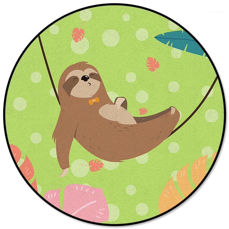 Sloth Reposes Vine Printed Round Carpets For Living Room Bedroom Alfombra Floor Mats Kids Room Area Rugs1, As pic
Sloth Reposes Vine Printed Round Carpets For Living Room Bedroom Alfombra Floor Mats Kids Room Area Rugs1, As pic