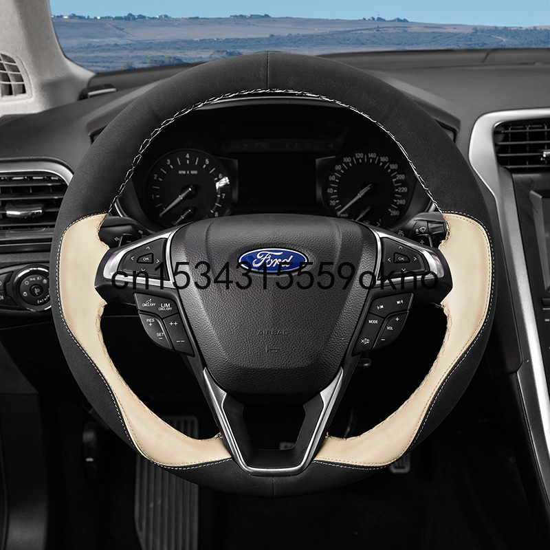 DIY Steering Wheel Cover Custom Fit For Ford Focus Kuga Edge Mondeo Taurus Accessories
DIY Steering Wheel Cover Custom Fit For Ford Focus Kuga Edge Mondeo Taurus Accessories