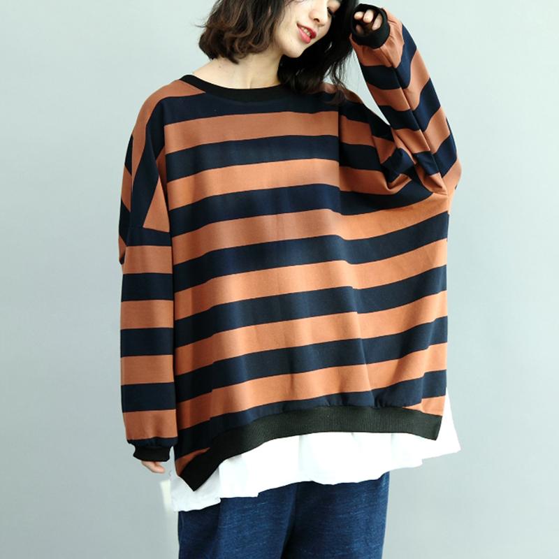 Women Plus Size Striped Fake-2-pieces Hoodies Sweatshirt Ladies Stripe Tops Tees Shirts Female Oversize Shirt Pullovers 2020, Pink
Women Plus Size Striped Fake-2-pieces Hoodies Sweatshirt Ladies Stripe Tops Tees Shirts Female Oversize Shirt Pullovers 2020, Pink