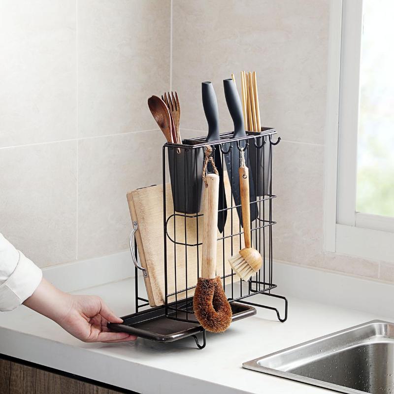 kitchen Cultery Rack knife Rack Tableware Chopsticks Spoon Storage Shelves Cutting Board Chopping Board Drain With Tray
kitchen Cultery Rack knife Rack Tableware Chopsticks Spoon Storage Shelves Cutting Board Chopping Board Drain With Tray