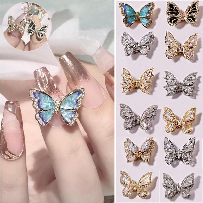 Shiny Charm Nail Crystal Zircon Crystal 3D Butterfly Nail Art Decorations Rhinestones Gem-studded Jewelry DIY Accessories
Shiny Charm Nail Crystal Zircon Crystal 3D Butterfly Nail Art Decorations Rhinestones Gem-studded Jewelry DIY Accessories