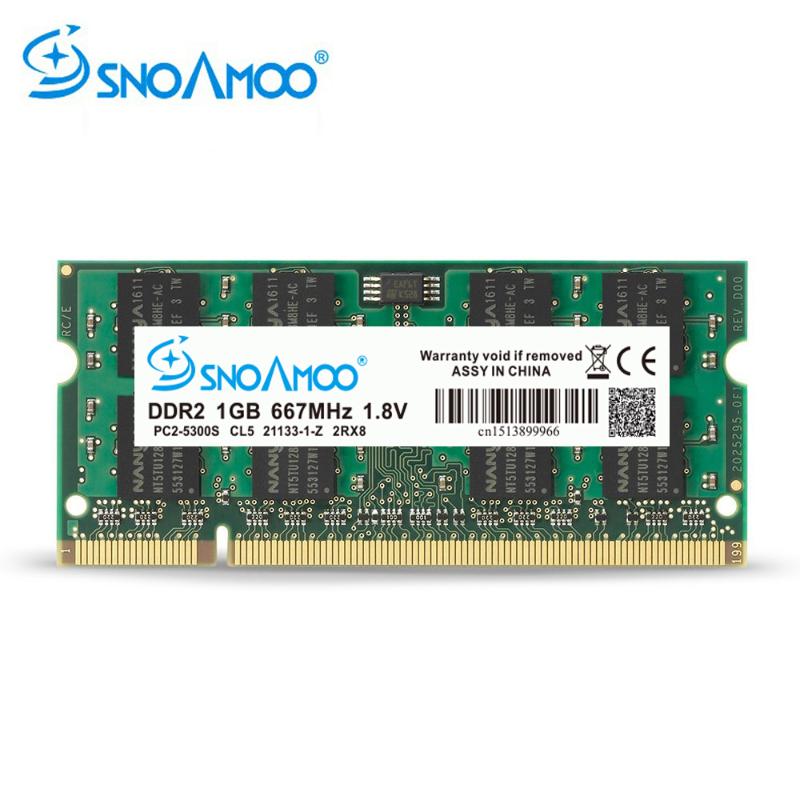 SNOAMOO Laptop RAMs DDR2 1GB 2GB 667MHz PC2-5300S 800MHz PC2-6400S 200 Pin CL5 CL6 1.8V 2Rx8 SO-DIMM Computer Memory Warranty
SNOAMOO Laptop RAMs DDR2 1GB 2GB 667MHz PC2-5300S 800MHz PC2-6400S 200 Pin CL5 CL6 1.8V 2Rx8 SO-DIMM Computer Memory Warranty