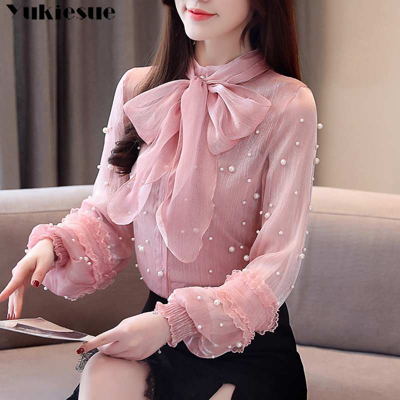 fashion woman blouses women's shirt blouse for women blusas womens tops and blouses chiffon shirts ladie's top plus size T200322