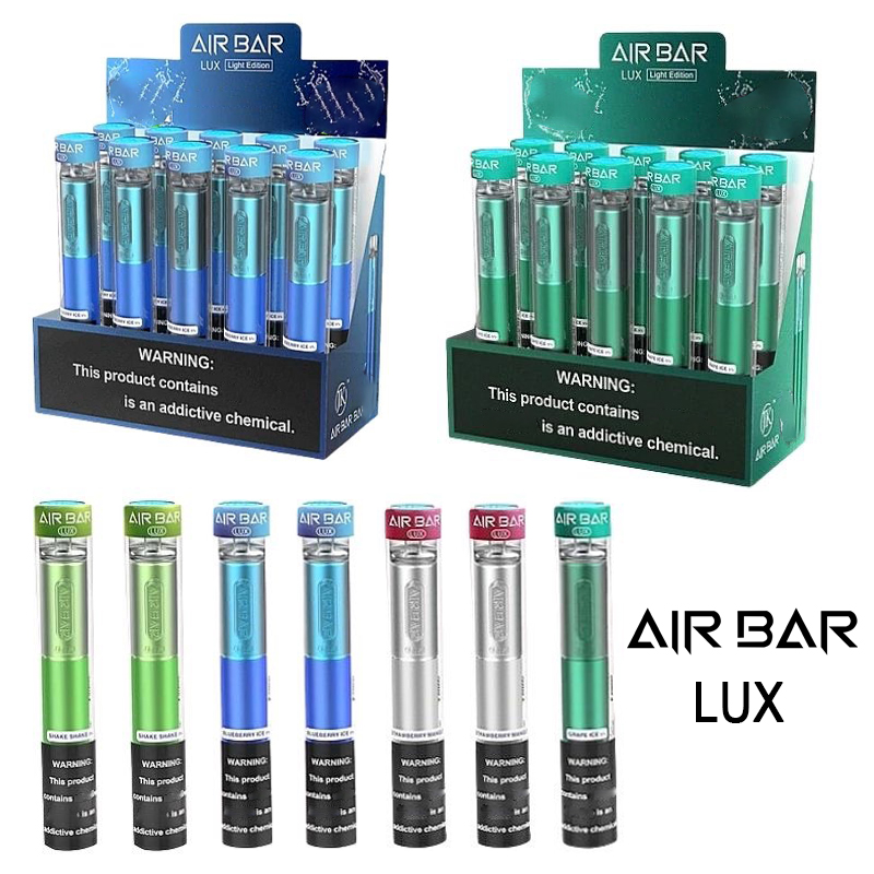Air Bar Lux Disposable vapes air bar vape pen 1000 puffs 500mah Battery 2.7ml Air bar Pods
Air Bar Lux Disposable vapes air bar vape pen 1000 puffs 500mah Battery 2.7ml Air bar Pods