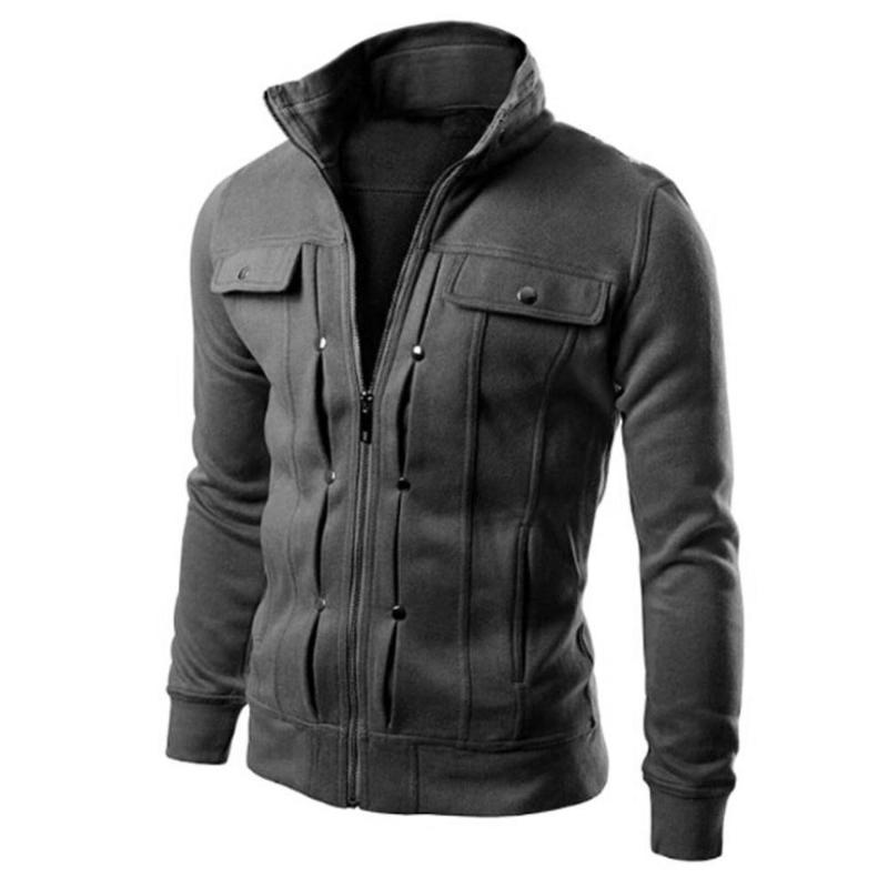 Men's Lapel Cardigan Jacket TOP Fashion Man Slim waistcoat Designed Coat Jacket Men's Coats Male Streetwear Mans Windbreaker