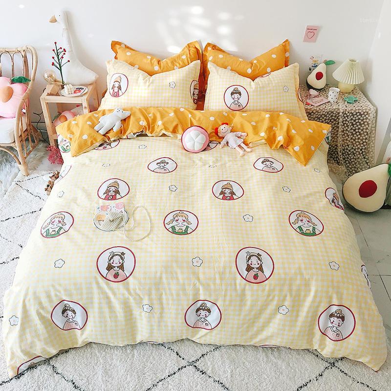 Beige Bedding Set Cartoon Comforter Bedding Sets Long-staple cotton Pillowcases Queen Size Bed Bed Linen 4pcs 2020 New1, Colour 8
Beige Bedding Set Cartoon Comforter Bedding Sets Long-staple cotton Pillowcases Queen Size Bed Bed Linen 4pcs 2020 New1, Colour 8
