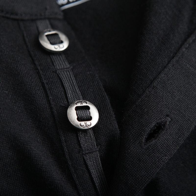 100% Merino Wool Mens Long Sleeve T Shirt Mens Merino Wool LS Henley T Shirt Merino Wool Men Shirt Breathable Black Size SXL 201116