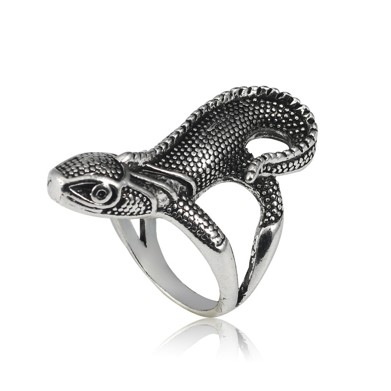 Newest Ancient Silver Plated Metal Lizard Rings Men Rock Engagement Punk Vintage Ring for Women Animal Jewelry
Newest Ancient Silver Plated Metal Lizard Rings Men Rock Engagement Punk Vintage Ring for Women Animal Jewelry