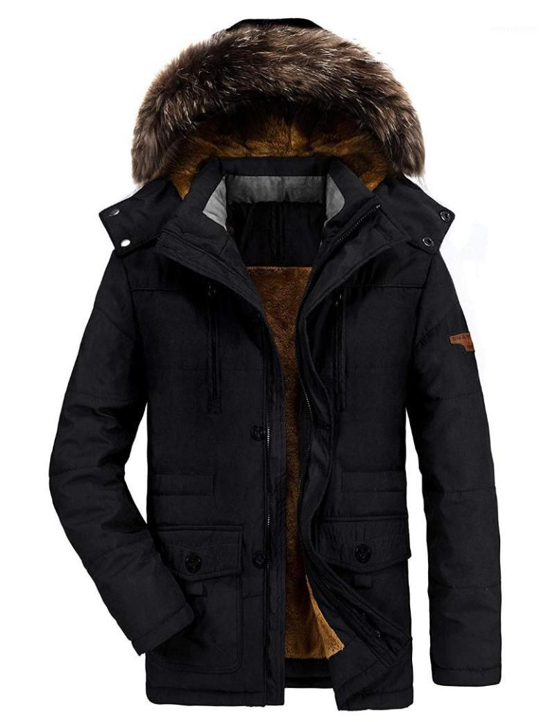 Mens Winter Jacket Hooded Warm Coat Parka Detachable with Fur Hood Thicken Casual Outwear Long Coats Herren Winterjacke Blousons1, Khaki
Mens Winter Jacket Hooded Warm Coat Parka Detachable with Fur Hood Thicken Casual Outwear Long Coats Herren Winterjacke Blousons1, Khaki