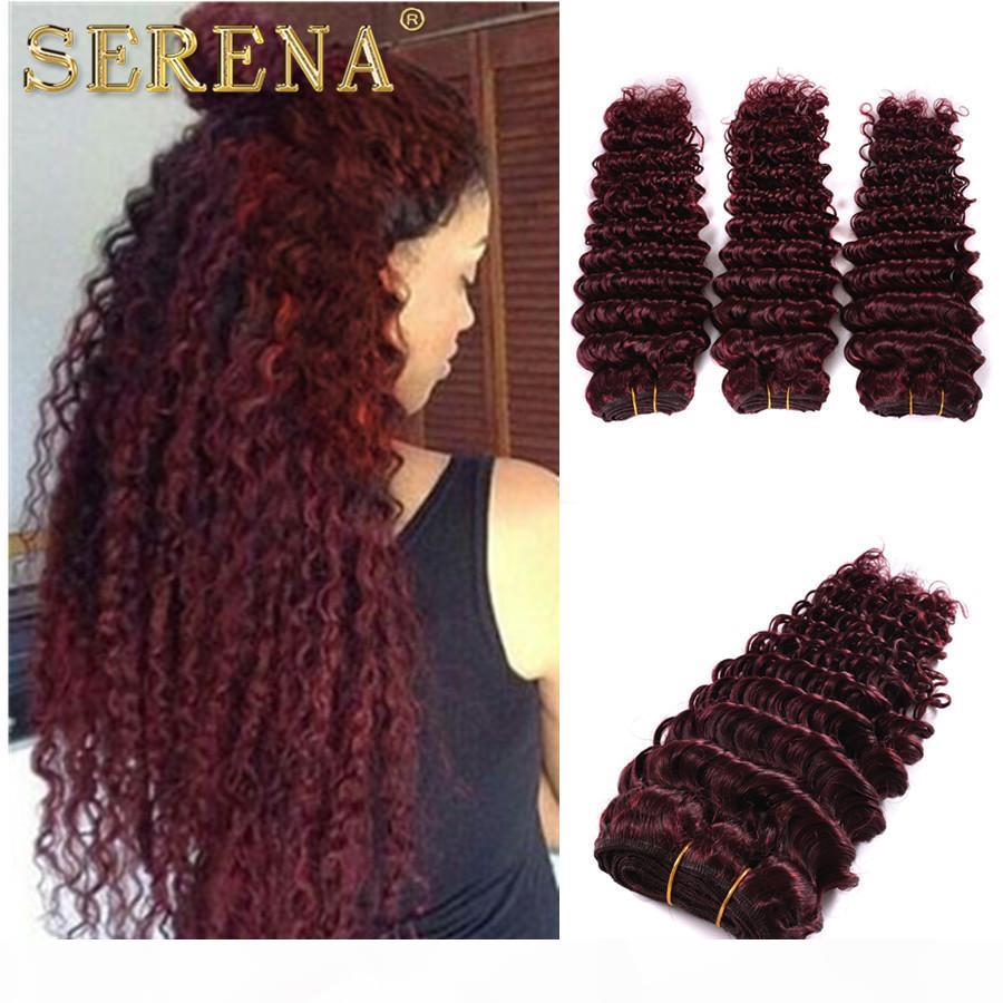 Burgundy Brazilian Hair Weave 3 Bundles Grade 9A #99j Red Wine Deep Curly Wave Human Hair Extensions 3Pcs Lot Human Hair Weave, Black
Burgundy Brazilian Hair Weave 3 Bundles Grade 9A #99j Red Wine Deep Curly Wave Human Hair Extensions 3Pcs Lot Human Hair Weave, Black