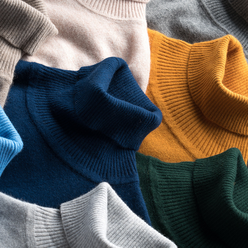 Winter Sweaters Men 100% Cashmere and Wool Knitting Jumpers Arrival 12Colors Warm Pullovers Male Standard Wool Tops 201203