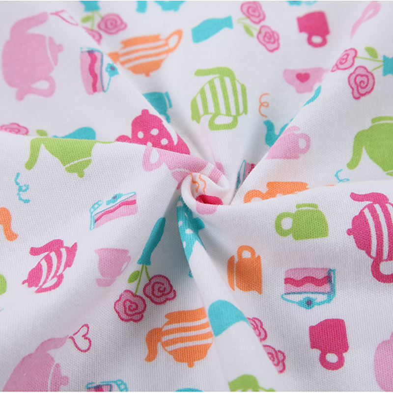 3 PCS Mother Nest Baby Romper Long Sleeves 100% Cotton Baby Pajamas Cartoon Printed Newborn Baby Girls Boys Clothes 201028
