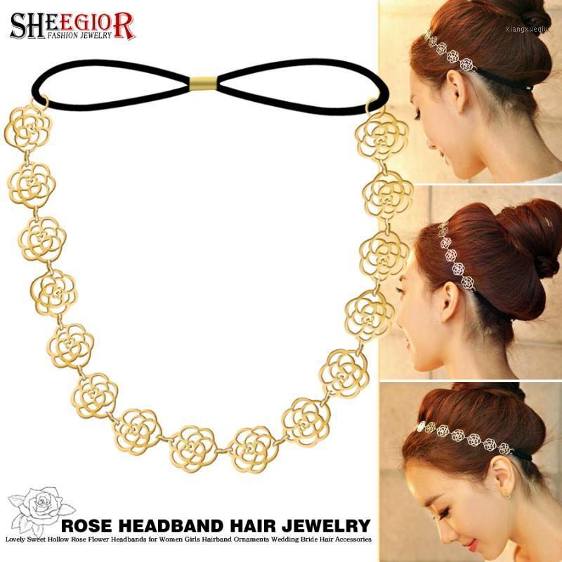 Hollow Rose Flower Head Chain Headbands Women Girls Wedding Bride Hair Accessories Hairband Fashion Ornaments Love Friendly Gift Clips & Bar, Golden;silver
Hollow Rose Flower Head Chain Headbands Women Girls Wedding Bride Hair Accessories Hairband Fashion Ornaments Love Friendly Gift Clips & Bar, Golden;silver
