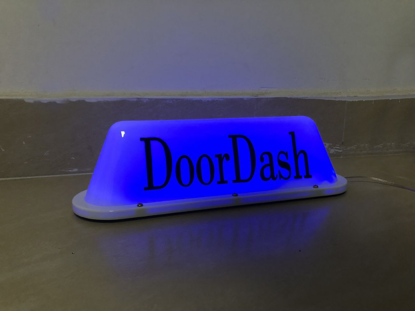 DoorDash Taxi Top Light LED Roof Bright Glowing Car Logo Wireless Sign TOP light for TAXI DRIVERS