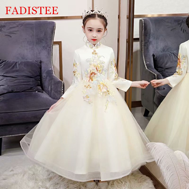FADISTEE Satin Tulle Girl dress Flower Girl Dresses lace Baby Girl Infant Dress Kids Formal Wear girls dress Champagne Floor-length
FADISTEE Satin Tulle Girl dress Flower Girl Dresses lace Baby Girl Infant Dress Kids Formal Wear girls dress Champagne Floor-length