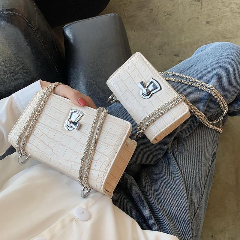 Stone Pattern Small PU Leather Crossbody Shoulder Bag For Women 2021 Summer Fashion Chain Luxury Handbags 2 Size Cross Body Bag, Small beige
Stone Pattern Small PU Leather Crossbody Shoulder Bag For Women 2021 Summer Fashion Chain Luxury Handbags 2 Size Cross Body Bag, Small beige
