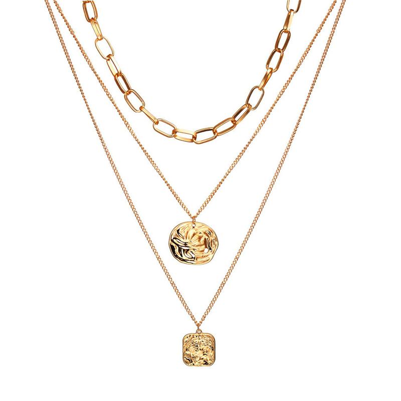 Bacolod Long Chain Multi-layer Gold Color Necklace for Women 2020 Vintage Geometric Party Outdoor Jewelry Pendant Necklaces
Bacolod Long Chain Multi-layer Gold Color Necklace for Women 2020 Vintage Geometric Party Outdoor Jewelry Pendant Necklaces