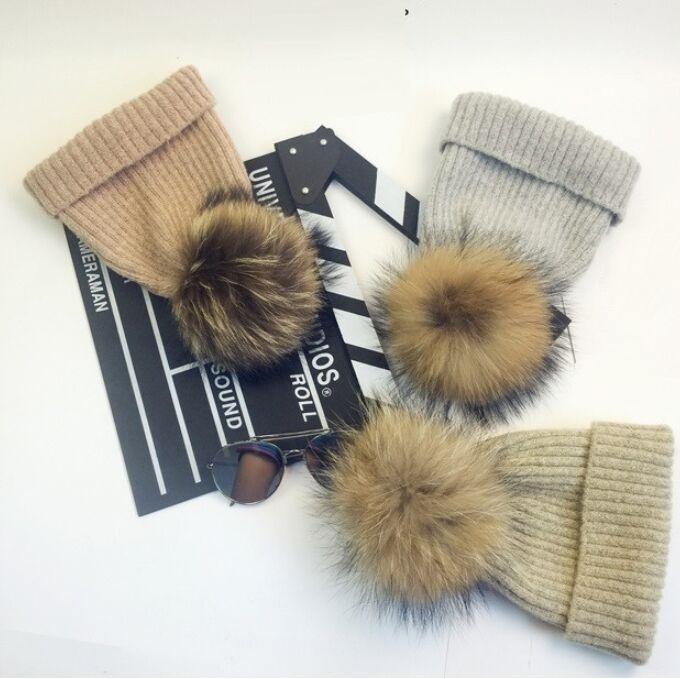 Women Winter Beanies 100% Real Fur Pom pom Knitted Skullies Hat Girl Striped Curled Removable Warm Cap Bone Gorros1, Blue;gray
Women Winter Beanies 100% Real Fur Pom pom Knitted Skullies Hat Girl Striped Curled Removable Warm Cap Bone Gorros1, Blue;gray
