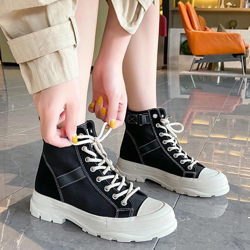 2020 Women Boots New Ladies Boot High Quality Canvas Short Botas Female Fashion Woman Ankle Booties Platform Ladies Shoes, Black
2020 Women Boots New Ladies Boot High Quality Canvas Short Botas Female Fashion Woman Ankle Booties Platform Ladies Shoes, Black