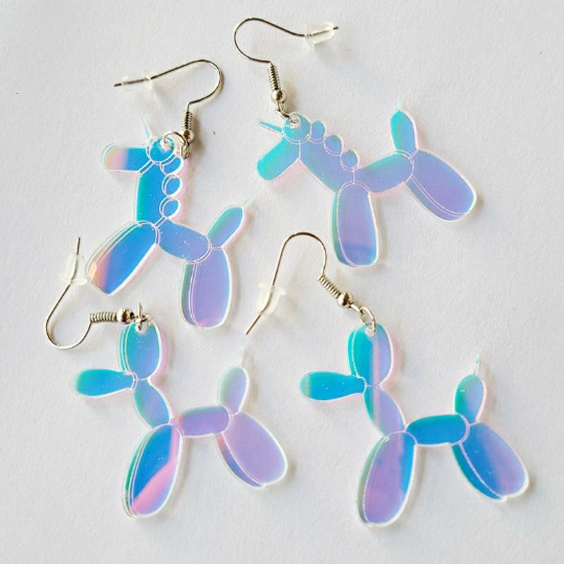 Acrylic Earrings for Women Girls Color Changed Balloon Dogs Little Horse Dangle Earrings Fashion Jewelry Female Animal Brincos
Acrylic Earrings for Women Girls Color Changed Balloon Dogs Little Horse Dangle Earrings Fashion Jewelry Female Animal Brincos