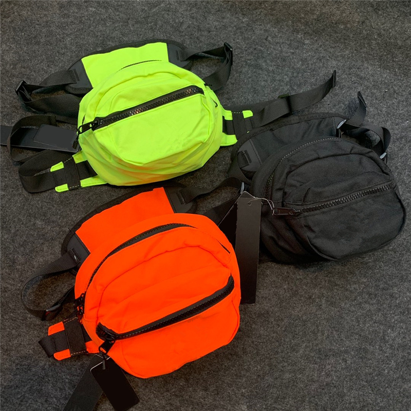 mens single shoulder bags leisure fashion trend chest bag student crossbody multifunctional solid color waist