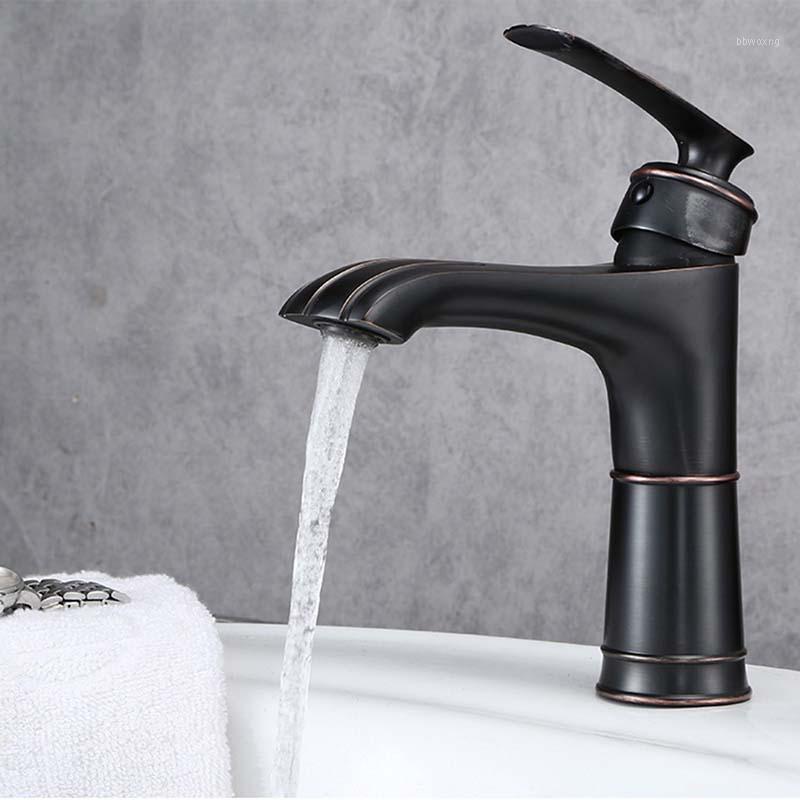 Single Handle Bathroom Basin Faucets Cold and Hot Mixer Basin Sink Tap Black Paint Water Kitchen Faucet Bathroom Accessories1
Single Handle Bathroom Basin Faucets Cold and Hot Mixer Basin Sink Tap Black Paint Water Kitchen Faucet Bathroom Accessories1