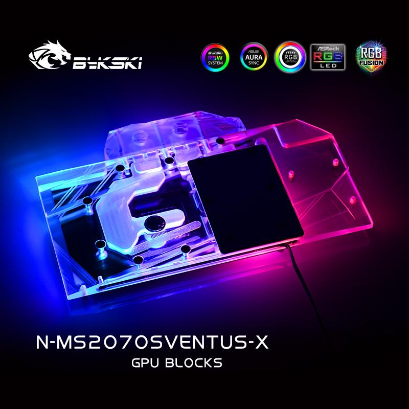 Bykski GPU Water Cooling Block For MSI RTX2070 Super 8G OC VENTUS Card,Water Cooling VGA Watercooler ,12V/5V, N-MS2070SVENTUS-X
Bykski GPU Water Cooling Block For MSI RTX2070 Super 8G OC VENTUS Card,Water Cooling VGA Watercooler ,12V/5V, N-MS2070SVENTUS-X