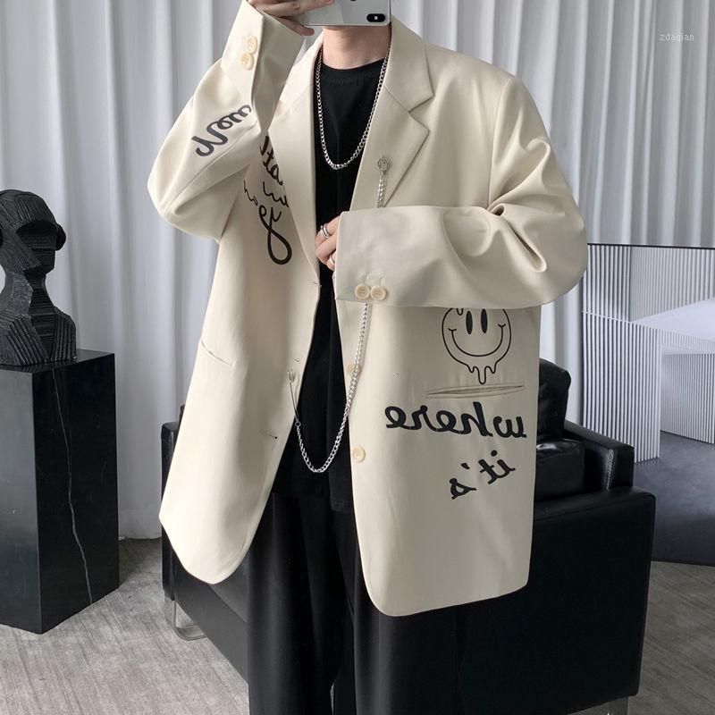 2020 Korean Style Men's Loose Printed Suit Jackets Casual Blazer Trendy Coats High Quality Western Clothes Fashion Outerwear1, Black
2020 Korean Style Men's Loose Printed Suit Jackets Casual Blazer Trendy Coats High Quality Western Clothes Fashion Outerwear1, Black