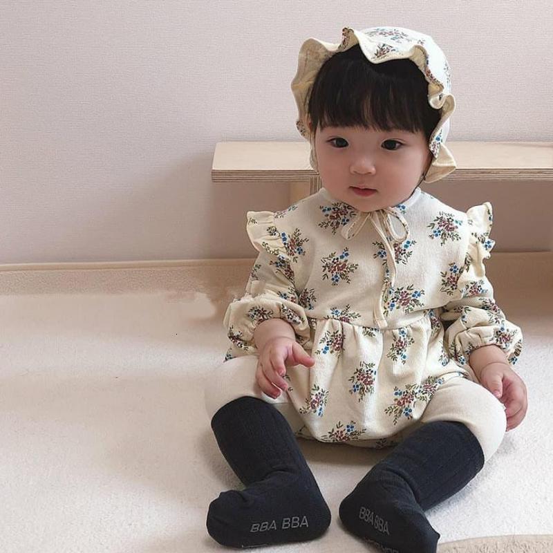 2021 New Autumn Newborn Bodysuits Ruffle Sleeve Floral Jumpsuit Baby Girls Birthday Clothes with Hat Imkl, White
2021 New Autumn Newborn Bodysuits Ruffle Sleeve Floral Jumpsuit Baby Girls Birthday Clothes with Hat Imkl, White