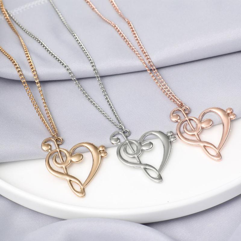 TSHOU409 Love Musical Note Fashion Hollow Necklace Simple Short Style Love Clavicle Chain Rose Gold
TSHOU409 Love Musical Note Fashion Hollow Necklace Simple Short Style Love Clavicle Chain Rose Gold