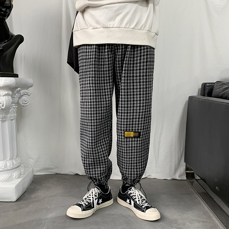 2020 Men's Plaid Korean Ankle Length Straight Breathable Fashion Black Causal Streetwear Fine Male Pants, White
2020 Men's Plaid Korean Ankle Length Straight Breathable Fashion Black Causal Streetwear Fine Male Pants, White