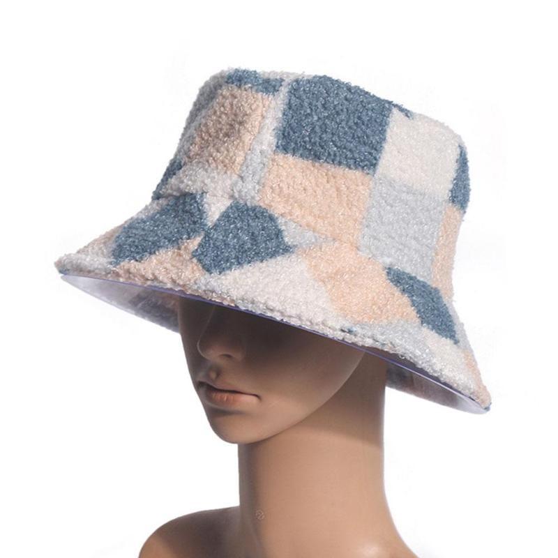 Lamb Faux Fur Bucket Hat Thickened Warm Teddy Velvet Winter Hats For Women Lady Outdoor Plush Fisherman Hat
Lamb Faux Fur Bucket Hat Thickened Warm Teddy Velvet Winter Hats For Women Lady Outdoor Plush Fisherman Hat