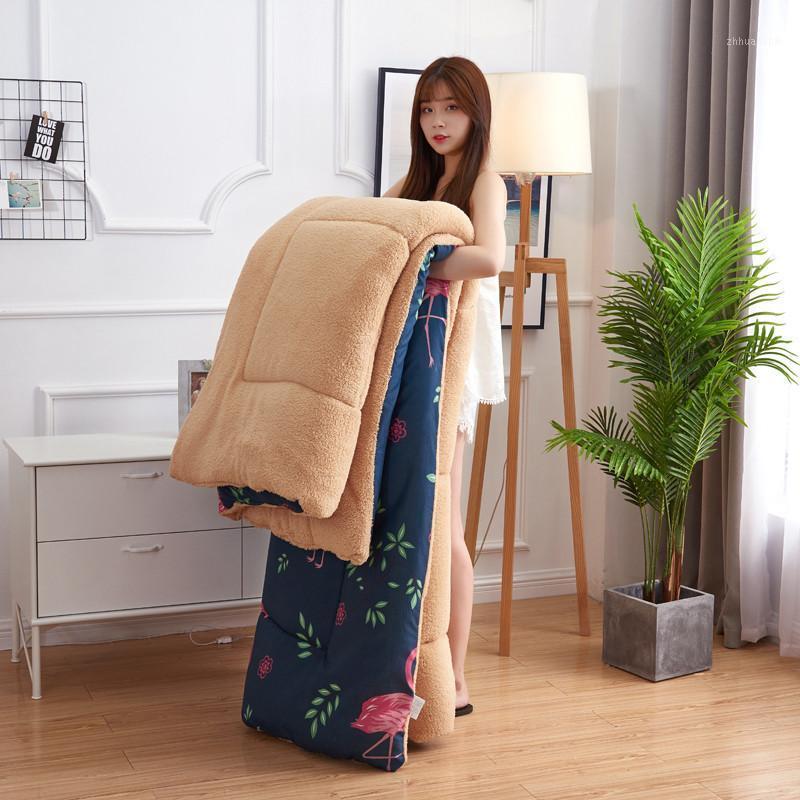 AB Side Cashmere Comforter Warm Thicken Home Bed Quilts Ru Family 150*200cm Sleeping Cover Bird Duvet Pastoral Style Linens 1PC1, Pink
AB Side Cashmere Comforter Warm Thicken Home Bed Quilts Ru Family 150*200cm Sleeping Cover Bird Duvet Pastoral Style Linens 1PC1, Pink