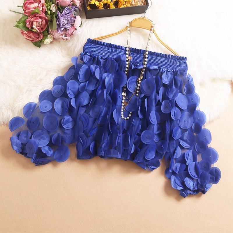 2020 new chiffon women blouse and shirt solid puff sleeve sexy Slash neck off shoulder crop top See Through gauze tops1
2020 new chiffon women blouse and shirt solid puff sleeve sexy Slash neck off shoulder crop top See Through gauze tops1