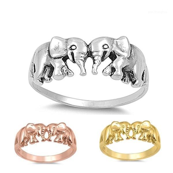 Wedding Rings 2022 Women Retro Silver, Gold, Rose Gold Double Elephant Ring Lucky Simple Cute Animal Jewellery Accessories, Slivery;golden
Wedding Rings 2022 Women Retro Silver, Gold, Rose Gold Double Elephant Ring Lucky Simple Cute Animal Jewellery Accessories, Slivery;golden