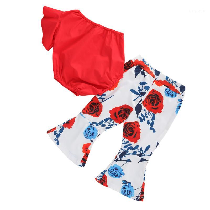 Summer Fashion 2PCS Baby Girls One Shoulder Ruffle Tops Shirt Bodysuit+ Floral Flare Long Pants Outfit Clothes Set1
Summer Fashion 2PCS Baby Girls One Shoulder Ruffle Tops Shirt Bodysuit+ Floral Flare Long Pants Outfit Clothes Set1