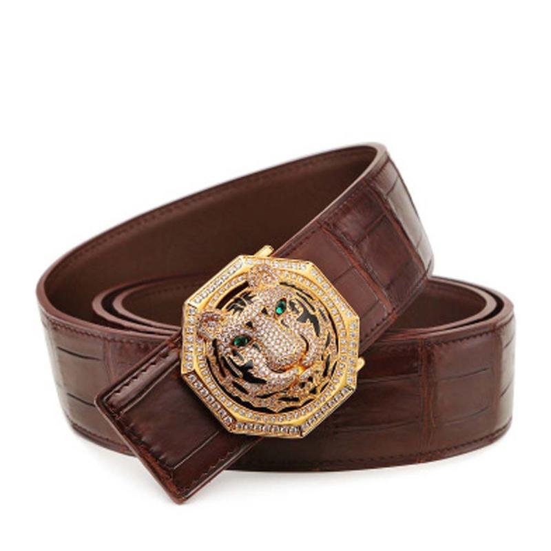 linshe new crocodile belt male men belt Smooth buckle Genuine crocodile leather male belts, Black
linshe new crocodile belt male men belt Smooth buckle Genuine crocodile leather male belts, Black