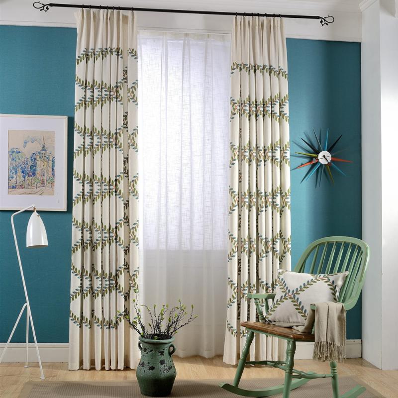 Modern Minimalist Olive Branch Cotton Embroidery Shading Curtains for Living Dining Room Bedroom, Tulle
Modern Minimalist Olive Branch Cotton Embroidery Shading Curtains for Living Dining Room Bedroom, Tulle