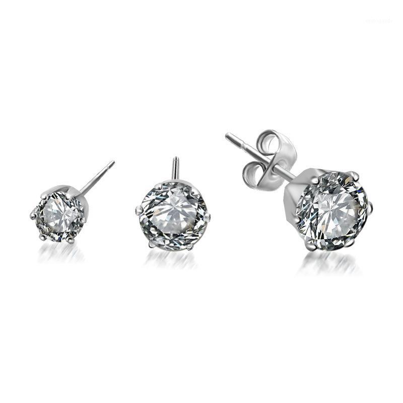 3 Size / Set Stainless Steel Round Clear Cubic Zirconia Stud Earrings for Women & Men's Ear Piercing 3mm 4mm 5mm1
3 Size / Set Stainless Steel Round Clear Cubic Zirconia Stud Earrings for Women & Men's Ear Piercing 3mm 4mm 5mm1
