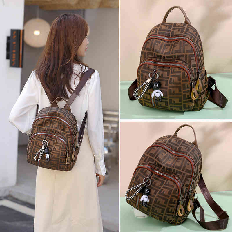 2022 Factory Wholesale handbag Canvas Backpack trend fashion large capacity backpack women's, Brown
2022 Factory Wholesale handbag Canvas Backpack trend fashion large capacity backpack women's, Brown