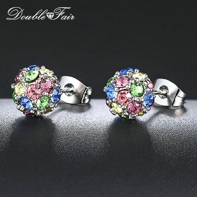 Stud Spherical Zircon Earrings For Women Girls Birthday Gift 4 Color Style Fashion Jewelry Statement Earring DWE380M
Stud Spherical Zircon Earrings For Women Girls Birthday Gift 4 Color Style Fashion Jewelry Statement Earring DWE380M