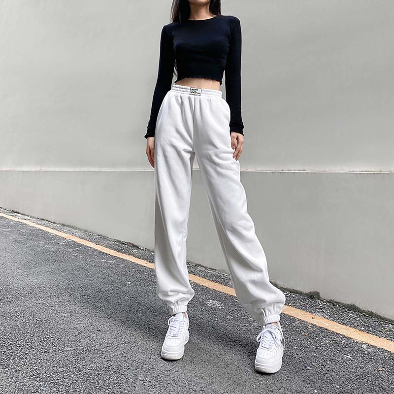 Women Tight Sweatpants Casual High Waist Straight Jogging Pants Ladies Loose-fitting Fitness Sweatpant All-match And Velvet Pant
Women Tight Sweatpants Casual High Waist Straight Jogging Pants Ladies Loose-fitting Fitness Sweatpant All-match And Velvet Pant