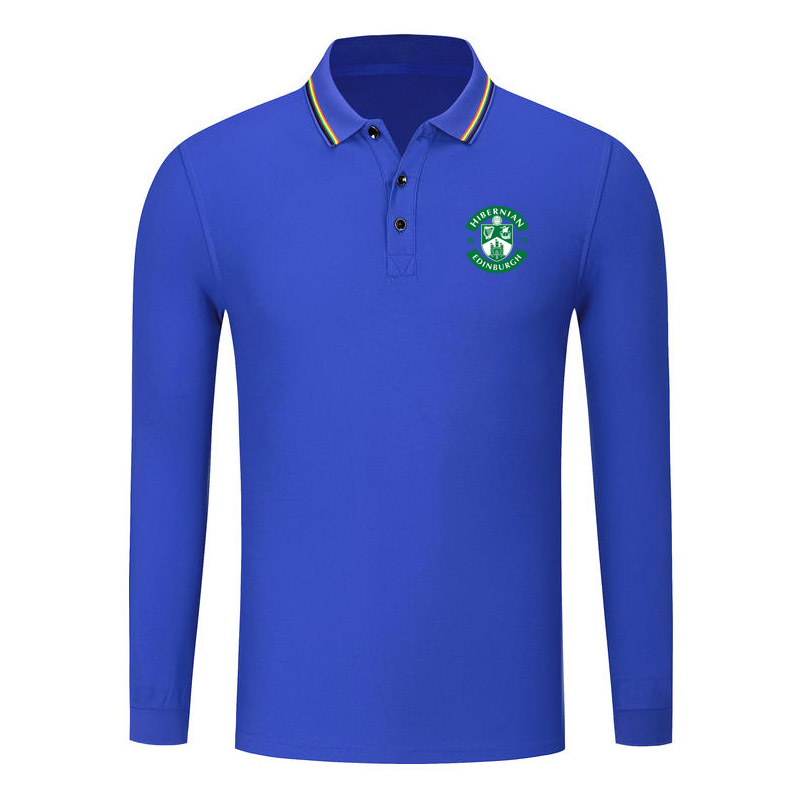 Hibernian fc cotton long sleeve shirt men lapel polo soccer men polo shirt training jersey Men's Polos slim polo shirt, Black;blue
Hibernian fc cotton long sleeve shirt men lapel polo soccer men polo shirt training jersey Men's Polos slim polo shirt, Black;blue